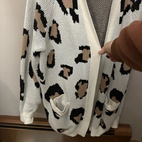 Rue+ Leopard Print Cardigan - Picture 2 of 5